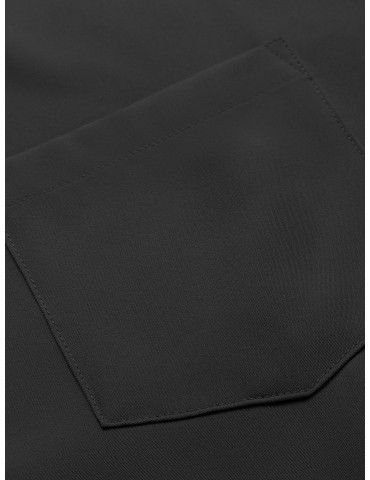 Men's Casual Button Down Shirts Stretch Short Sleeve Business Dress Shirt with Pocket